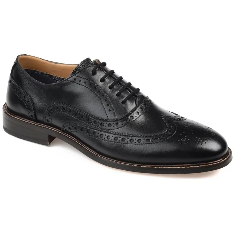 Thomas & Vine Mens Franklin Tru Comfort Foam Lace-up Dress Wingtip Oxford 12 M